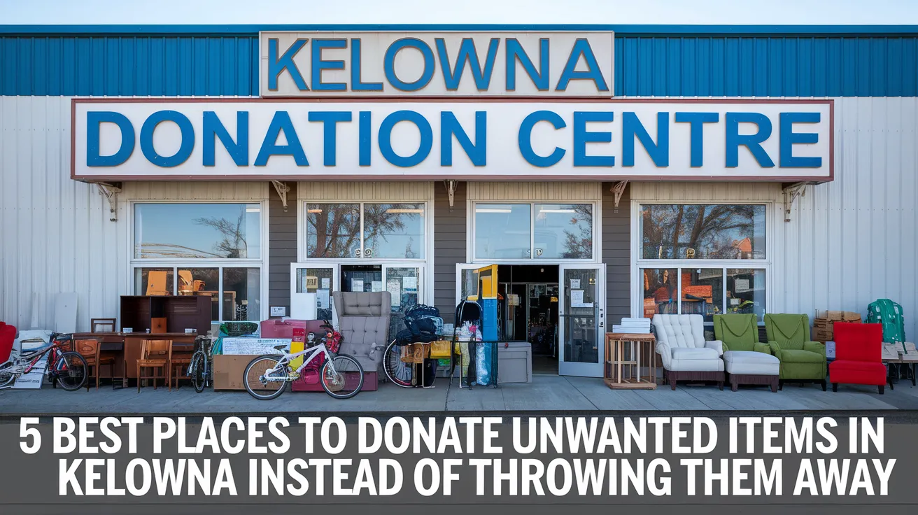 5 Best Places to Donate Unwanted Items in Kelowna